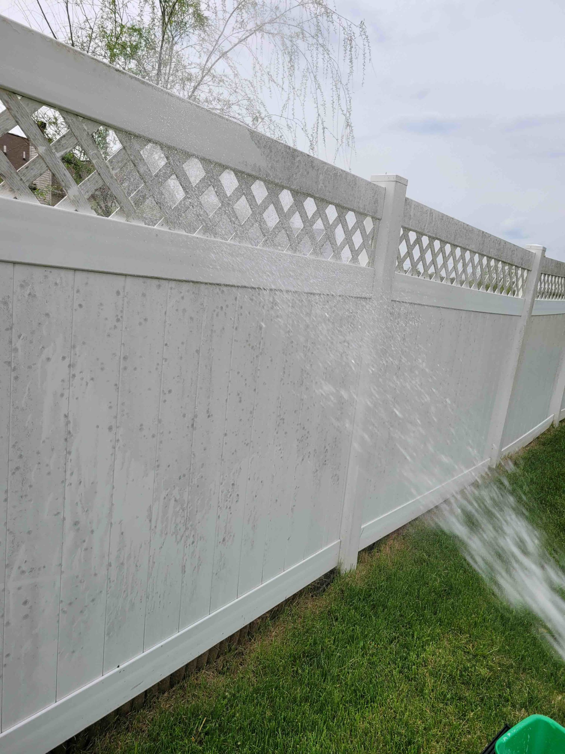 Deck & patio area cleaning