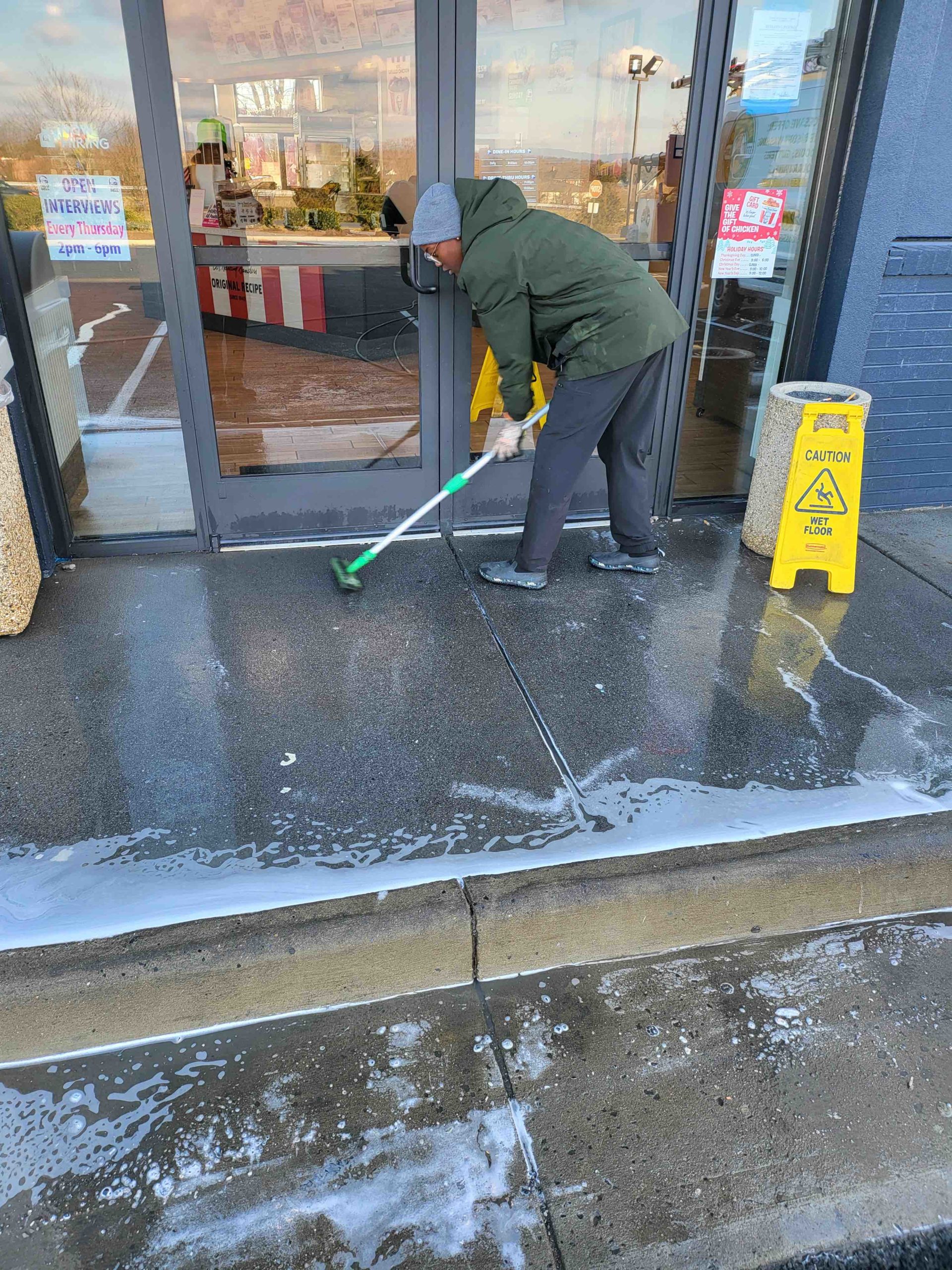 Commercial property cleaning