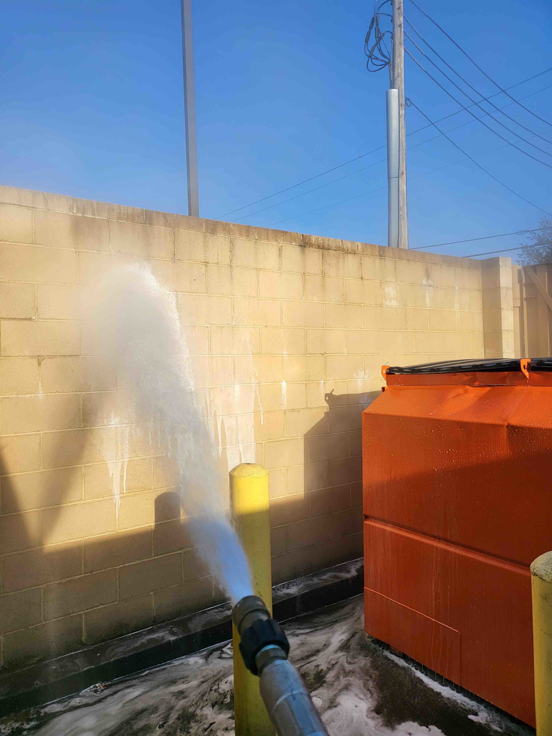 Commercial exterior cleaning — WV